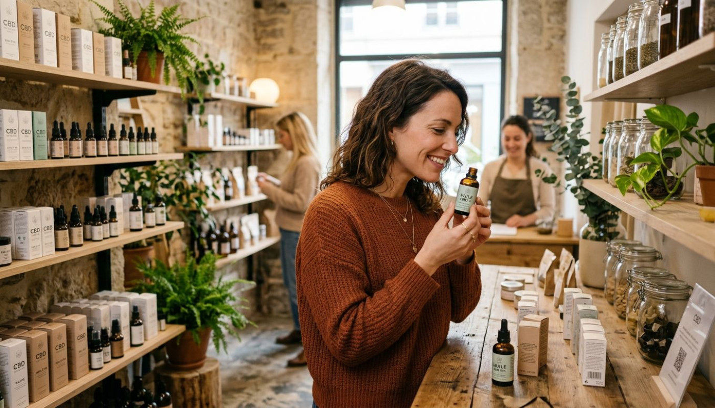 Pourquoi le cbd séduit-il les amateurs de bien-être en boutique spécialisée ?